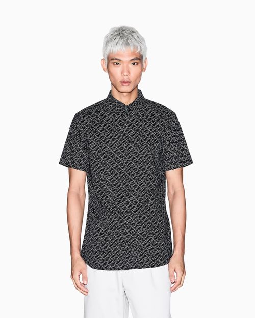 Camisa de manga corta corte slim