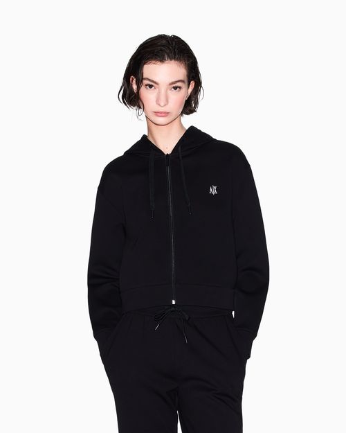 Sudadera Icon corta con  capucha