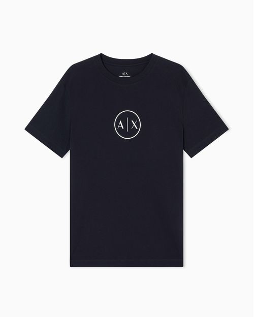 Playera corte regular con logo redondo
