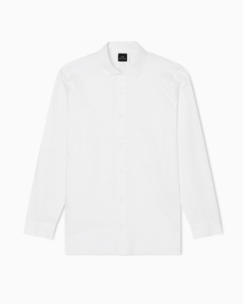 Camisa de corte regular con logo allover