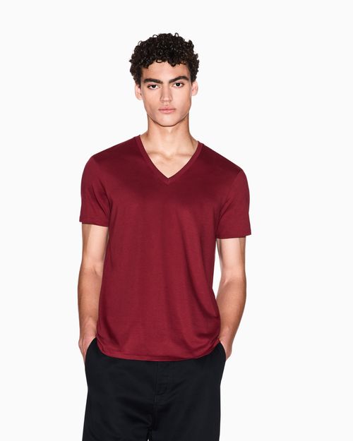 Playera Pima corte slim de jersey algodón elástico