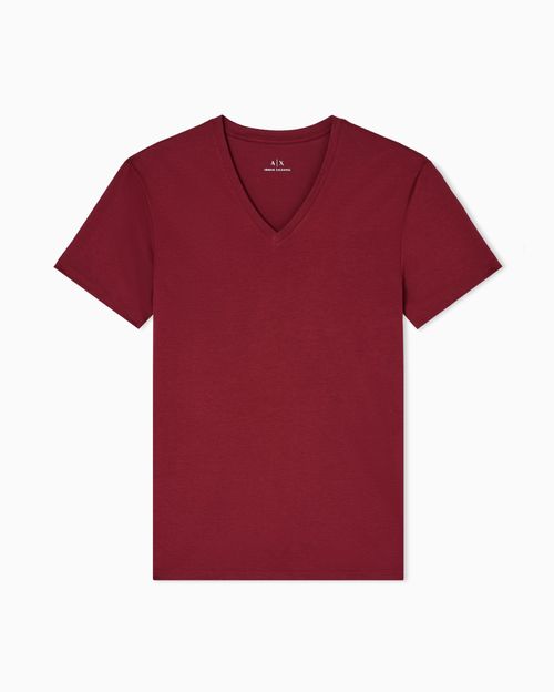 Playera Pima corte slim de jersey algodón elástico