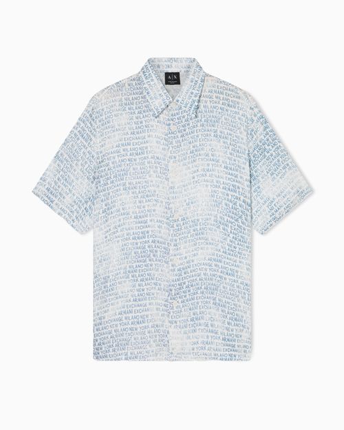 Camisa de sarga de viscosa