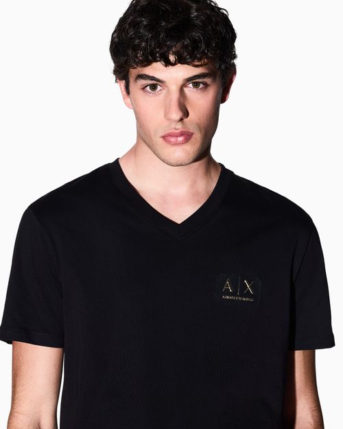 Playera de algodón de corte regular