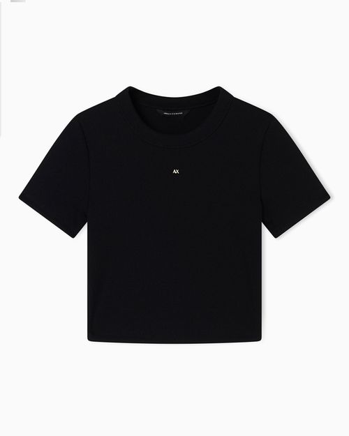 Playera corta de tejido técnico