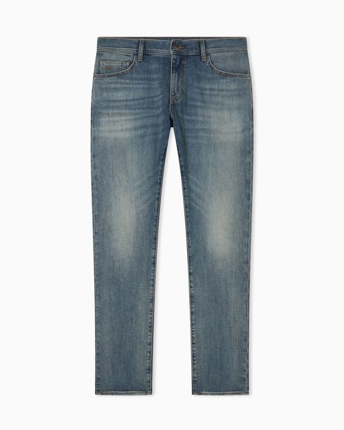 Jeans super skinny de algodón