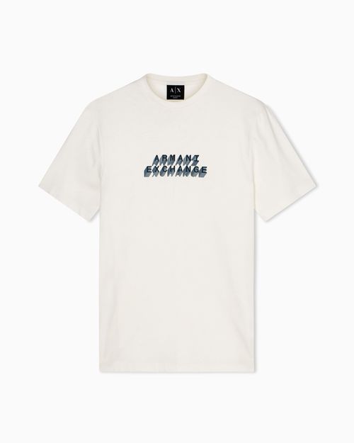 Playera de algodón de corte ajustado