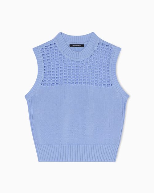 Top de punto de algodón