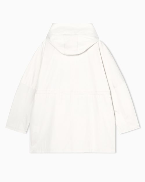 Parka de tela satinada