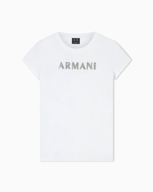 Playera de algodón de corte ajustado