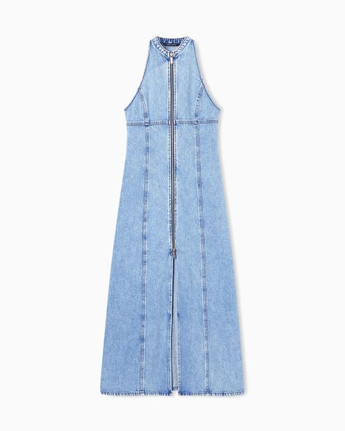 Vestido midi de algodón