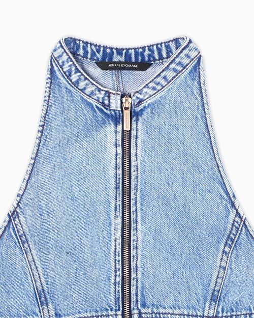 Vestido midi de algodón