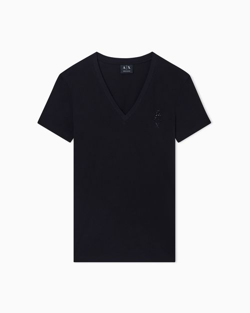 Playera de algodón de corte regular