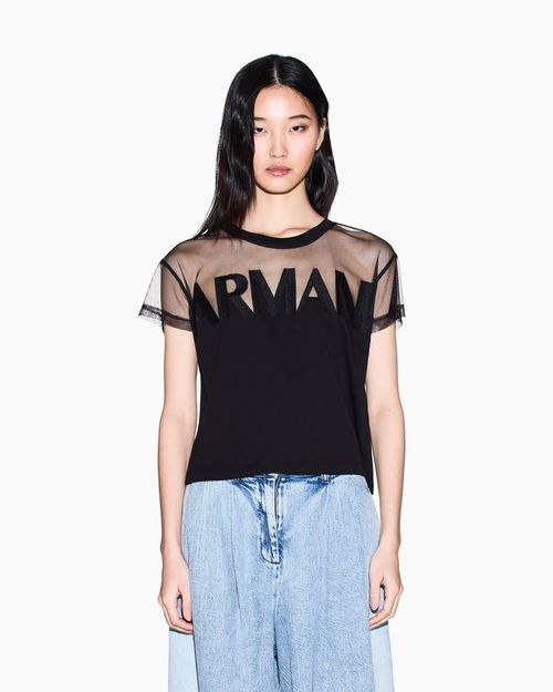 Playera de algodón de corte regular