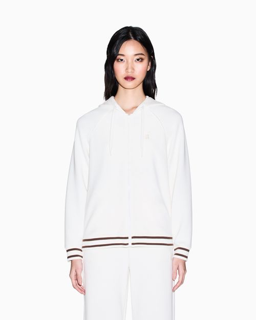 Sudadera de tejido técnico con cremallera