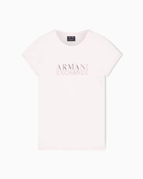 Playera de algodón de corte ajustado