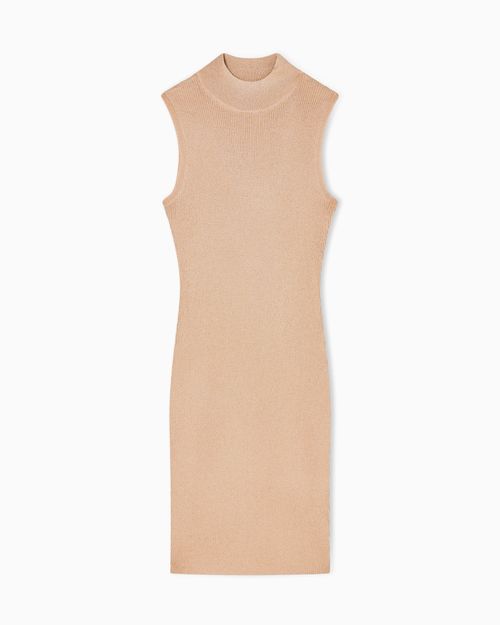 Vestido midi en tejido técnico