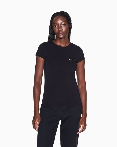 Playera de algodón de corte ajustado