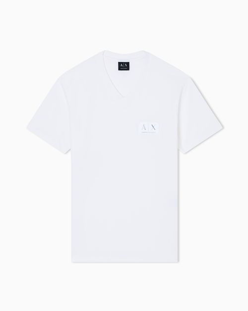 Playera de algodón de corte regular