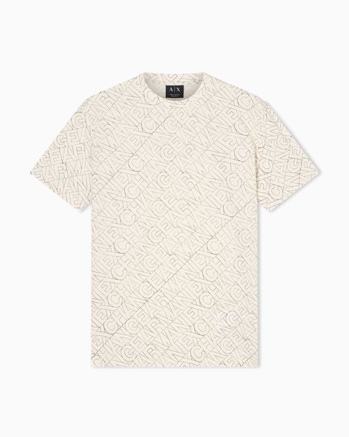 Playera de algodón de corte regular