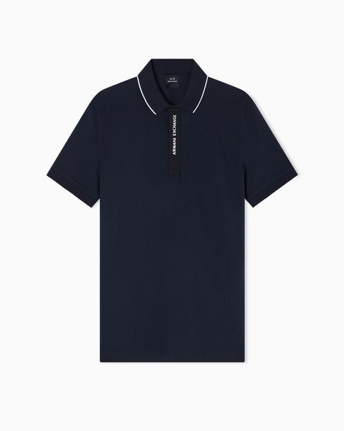 Polo corte regular con logo