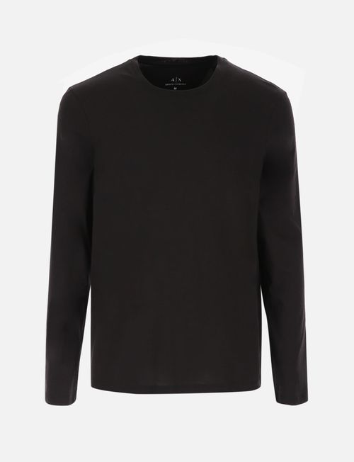 Playera de manga larga de algodón pima