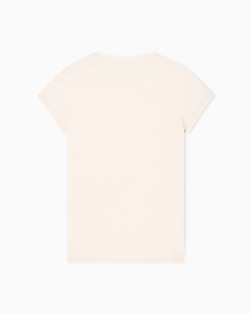 Playera de algodón de corte ajustado