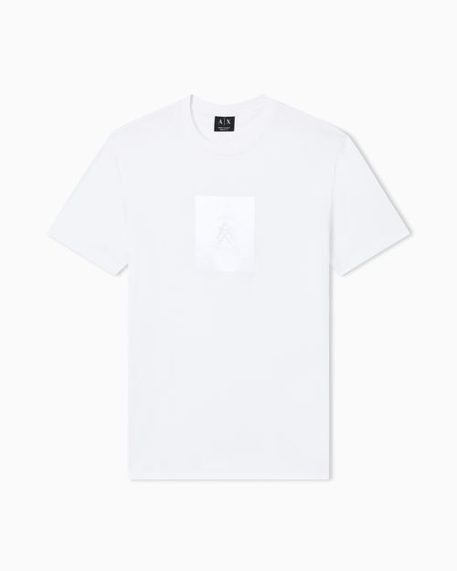 Playera de algodón de corte regular