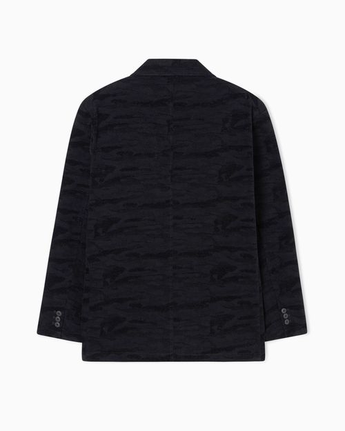 Chamarra vaquera jacquard