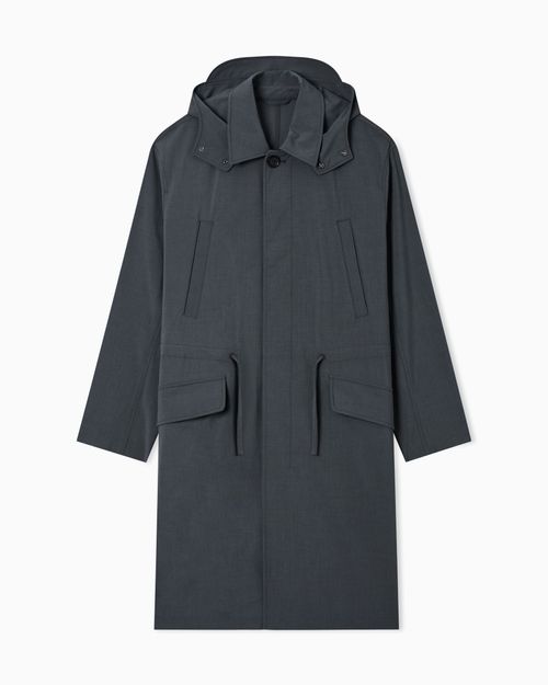 Parka mezcla de lana