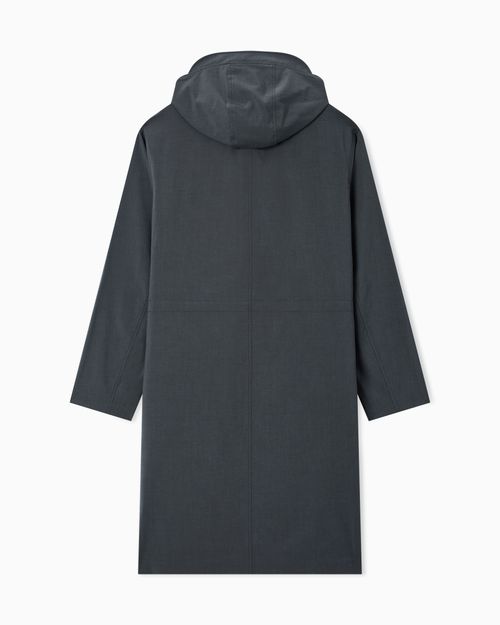 Parka mezcla de lana