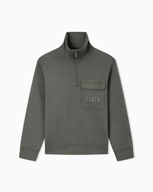 Sudadera de algodón elástico laminado