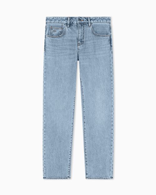 Jeans ajustados de algodón