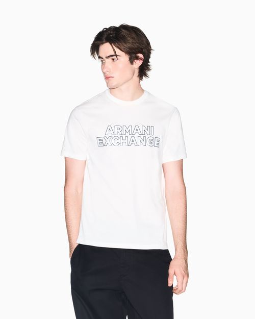 Playera de algodón de corte ajustado