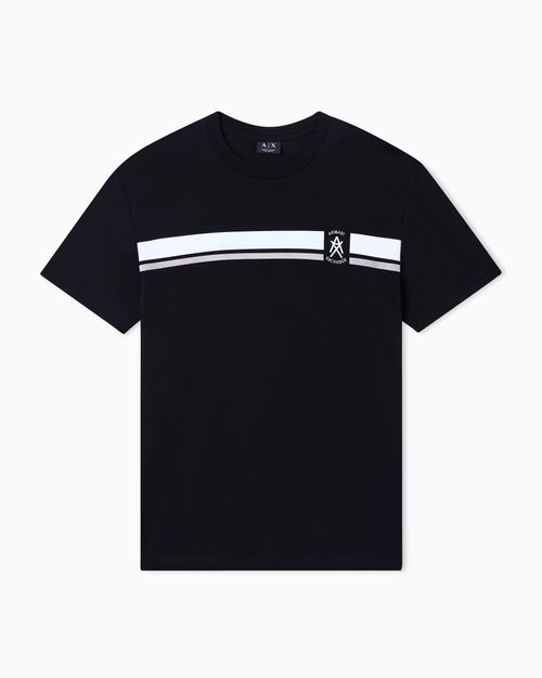 Playera de algodón de corte regular