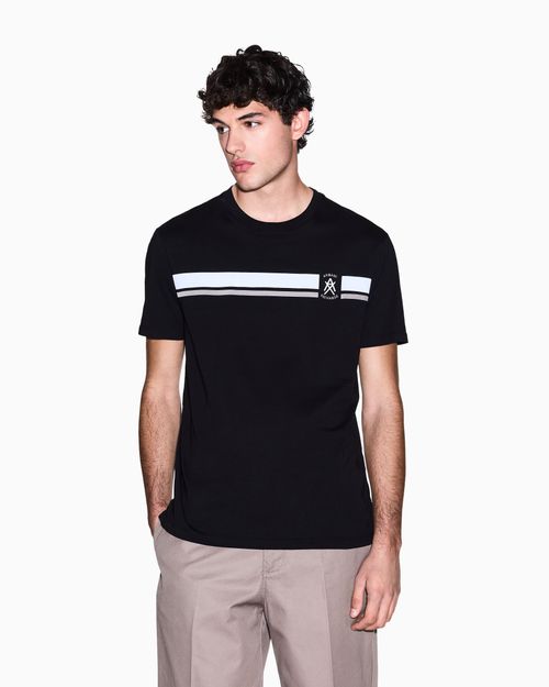 Playera de algodón de corte regular