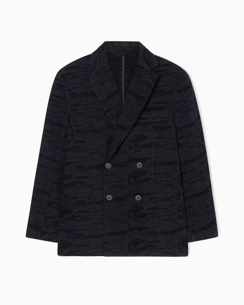 Chamarra vaquera jacquard