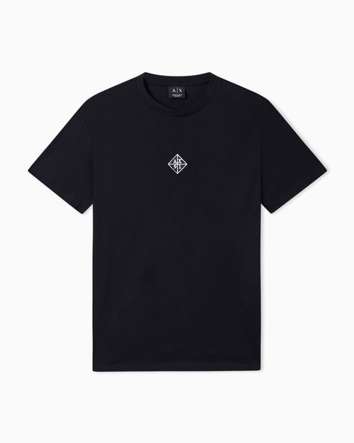Playera de algodón de corte regular