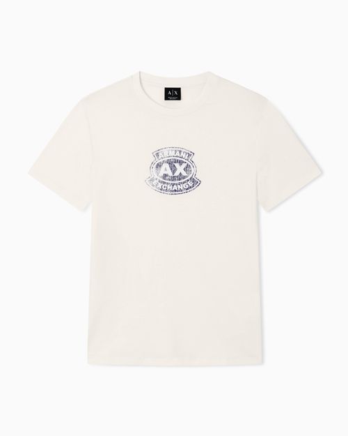 Playera de algodón de corte regular