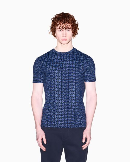 Playera de algodón de corte regular