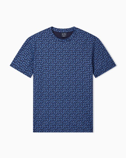 Playera de algodón de corte regular
