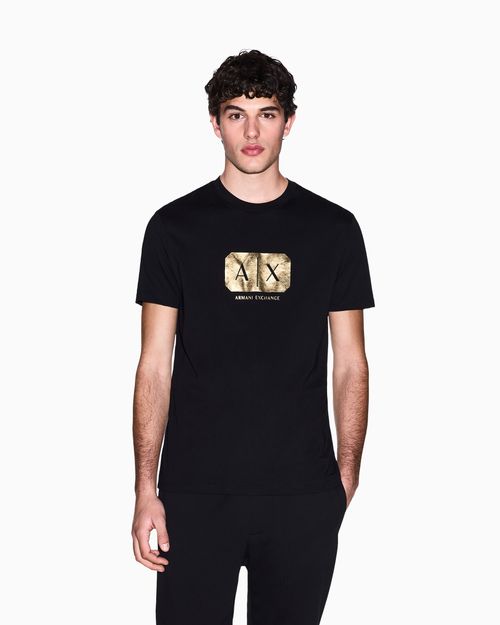 Playera de algodón de corte regular