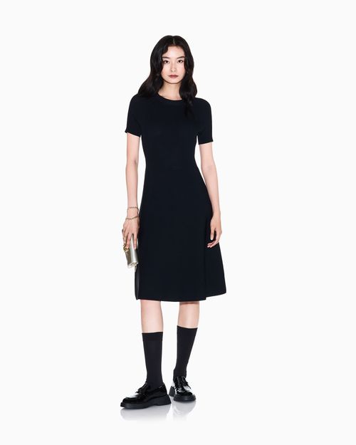 Vestido midi en tejido técnico
