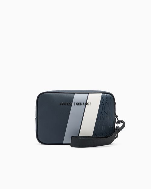 Bolso de hombro con banda en contraste