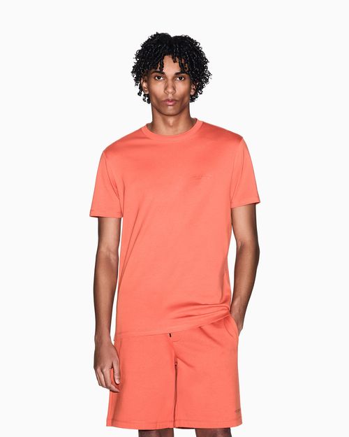 Playera de corte regular con logo allover