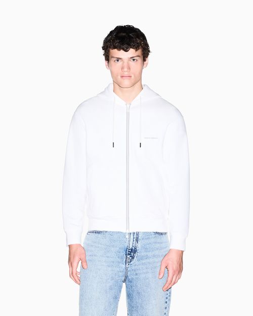 Sudadera de algodón con cremallera