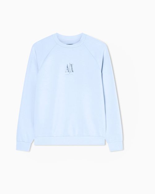 Sudadera en tejido mixto