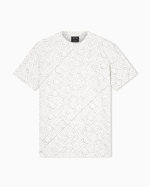 Playera de algodón de corte regular
