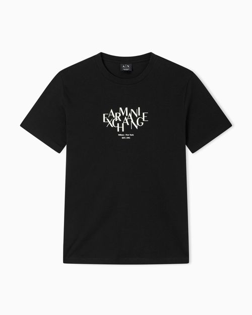 Playera de algodón de corte regular