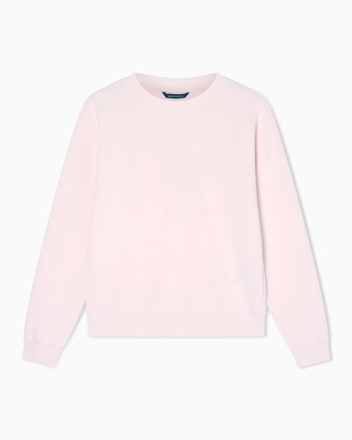 Sudadera básica cuello redondo